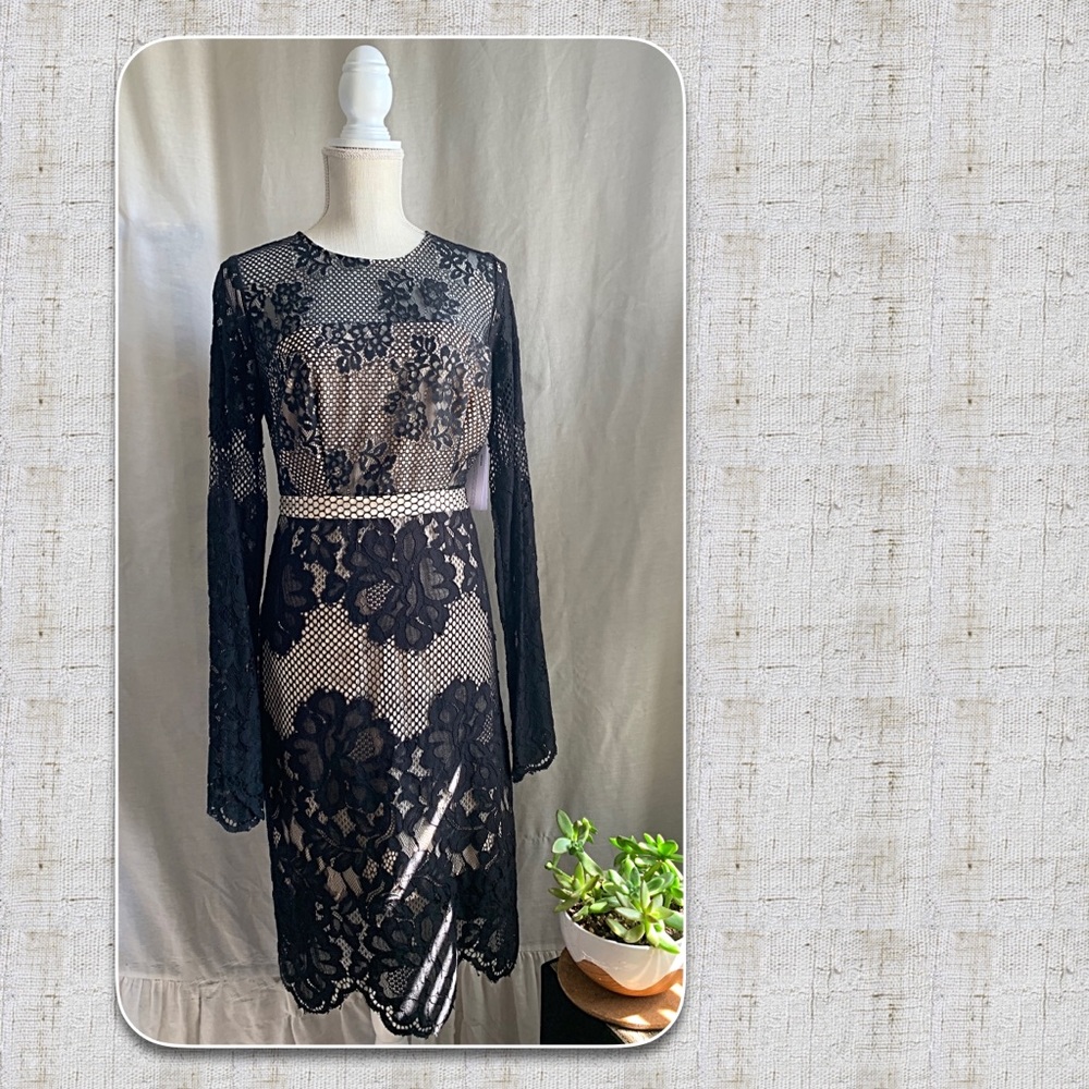 Long Sleeve Valentina, Lace Dress